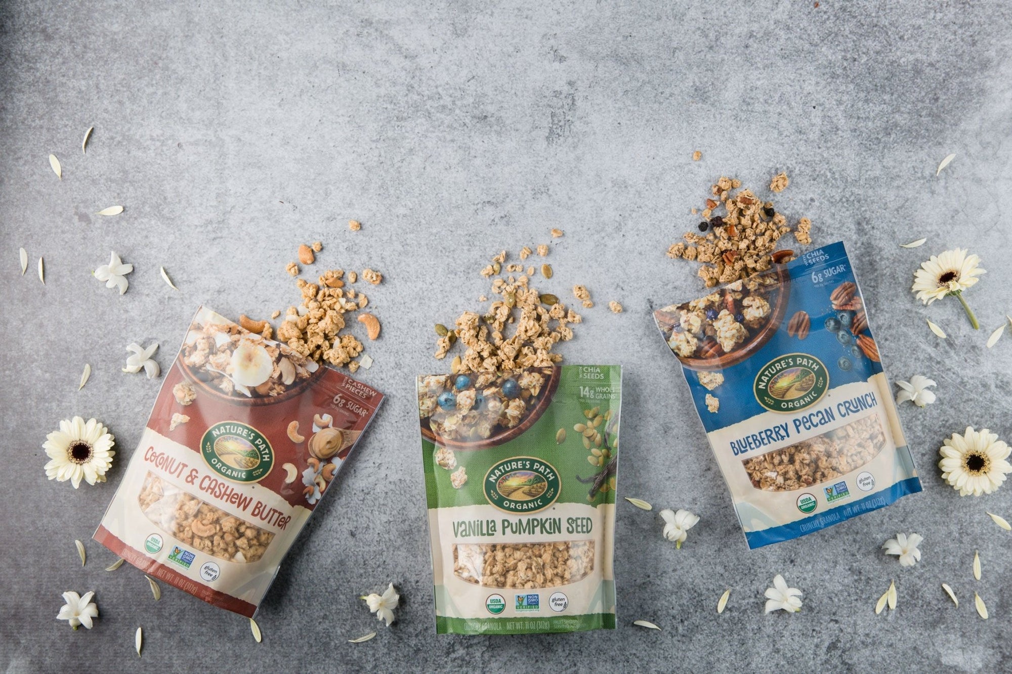 Nature's Path gluten free pouched granola