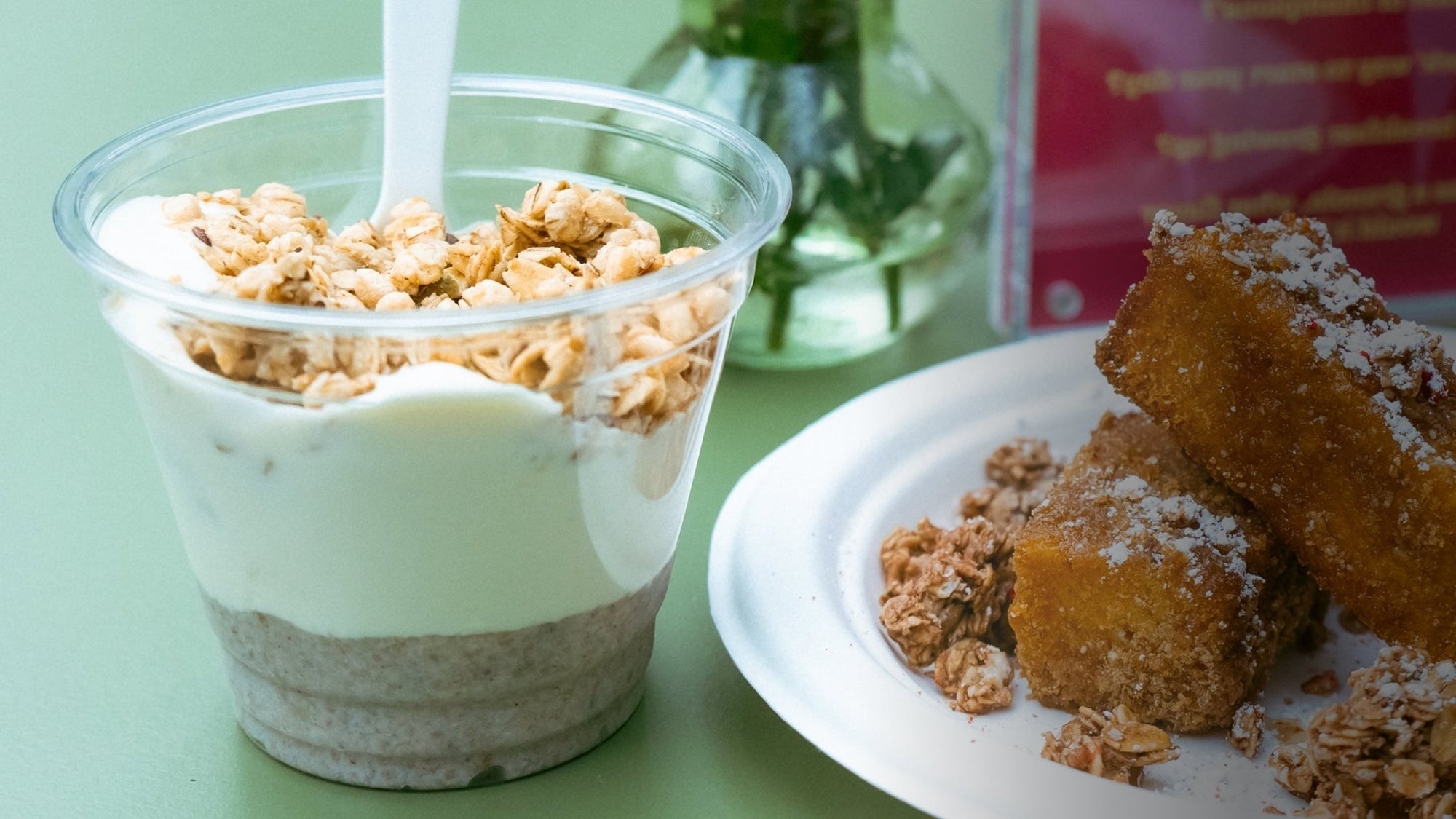 Spiced Chia Pudding with Granola Crunch