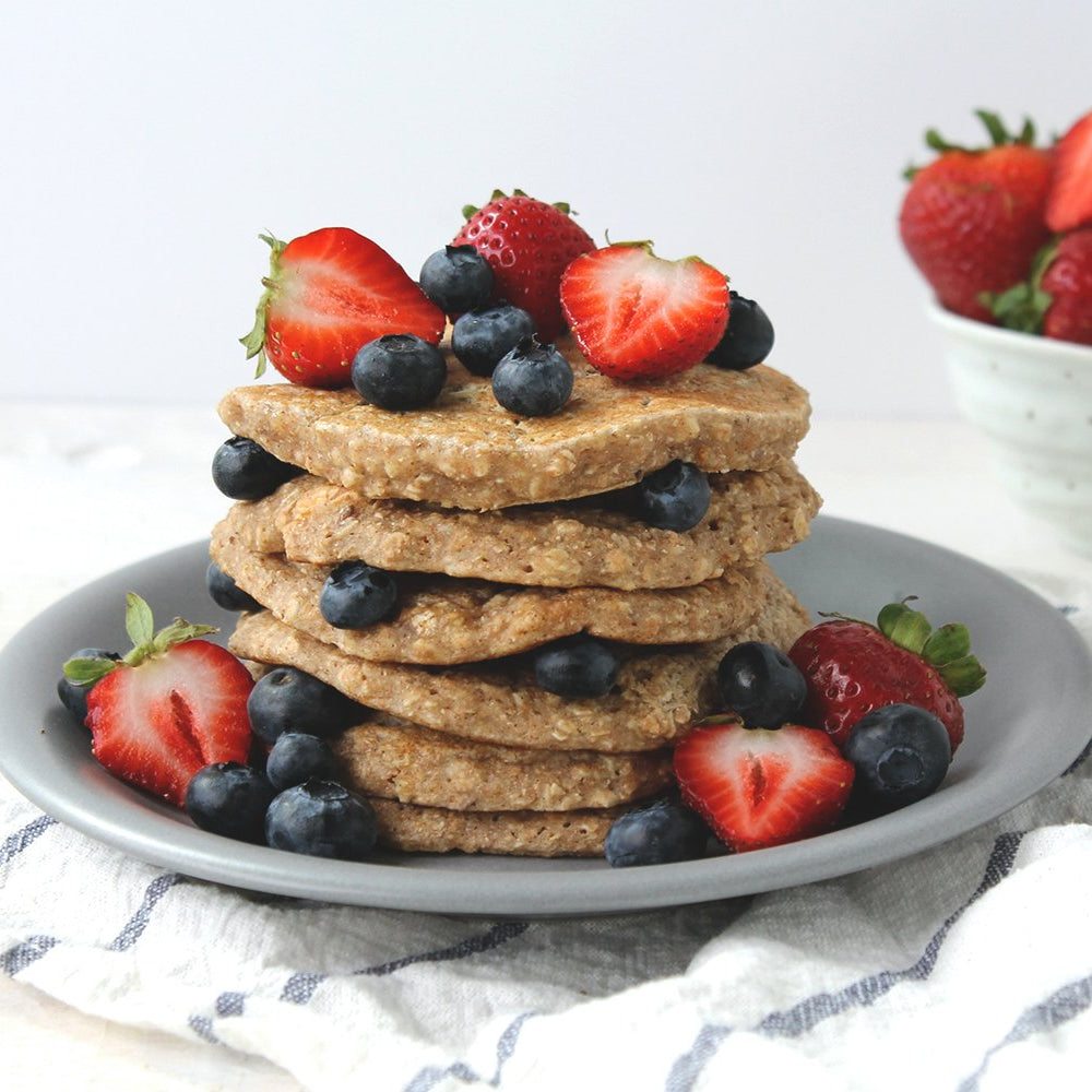 Easy Vegan Oatmeal Pancakes