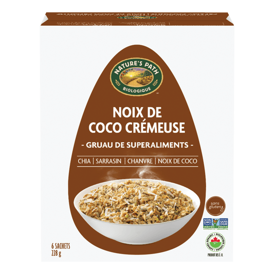 Creamy Coconut Superfood Oatmeal, 228 g Box