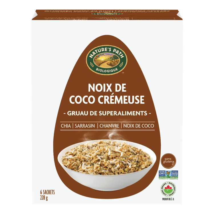 Creamy Coconut Superfood Oatmeal, 228 g Box
