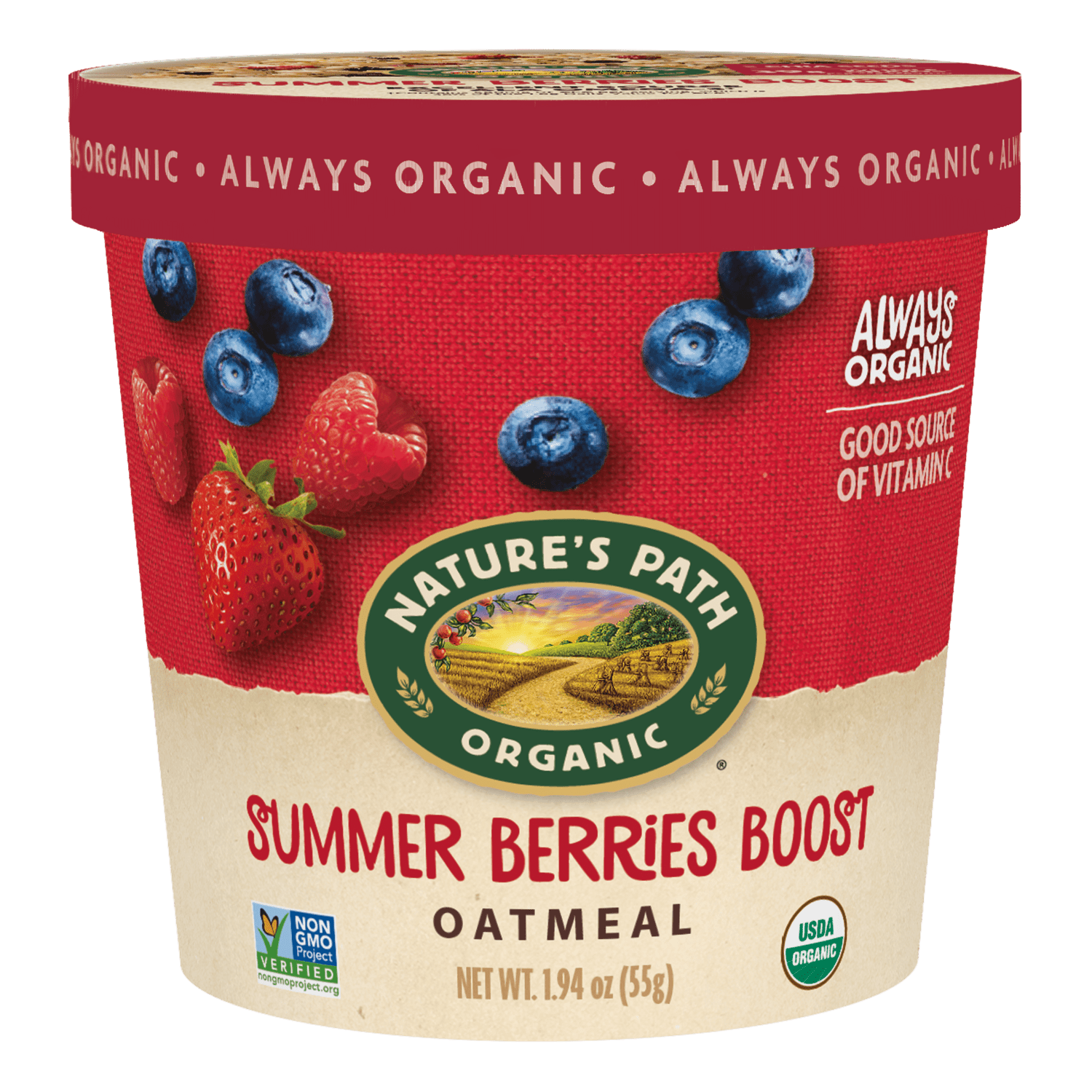 Summer Berries Boost Oatmeal