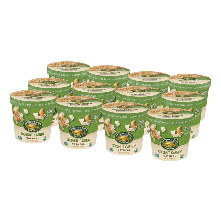 Coconut Cashew Oatmeal, 1.94 oz Cup/Tub, Pack of 12