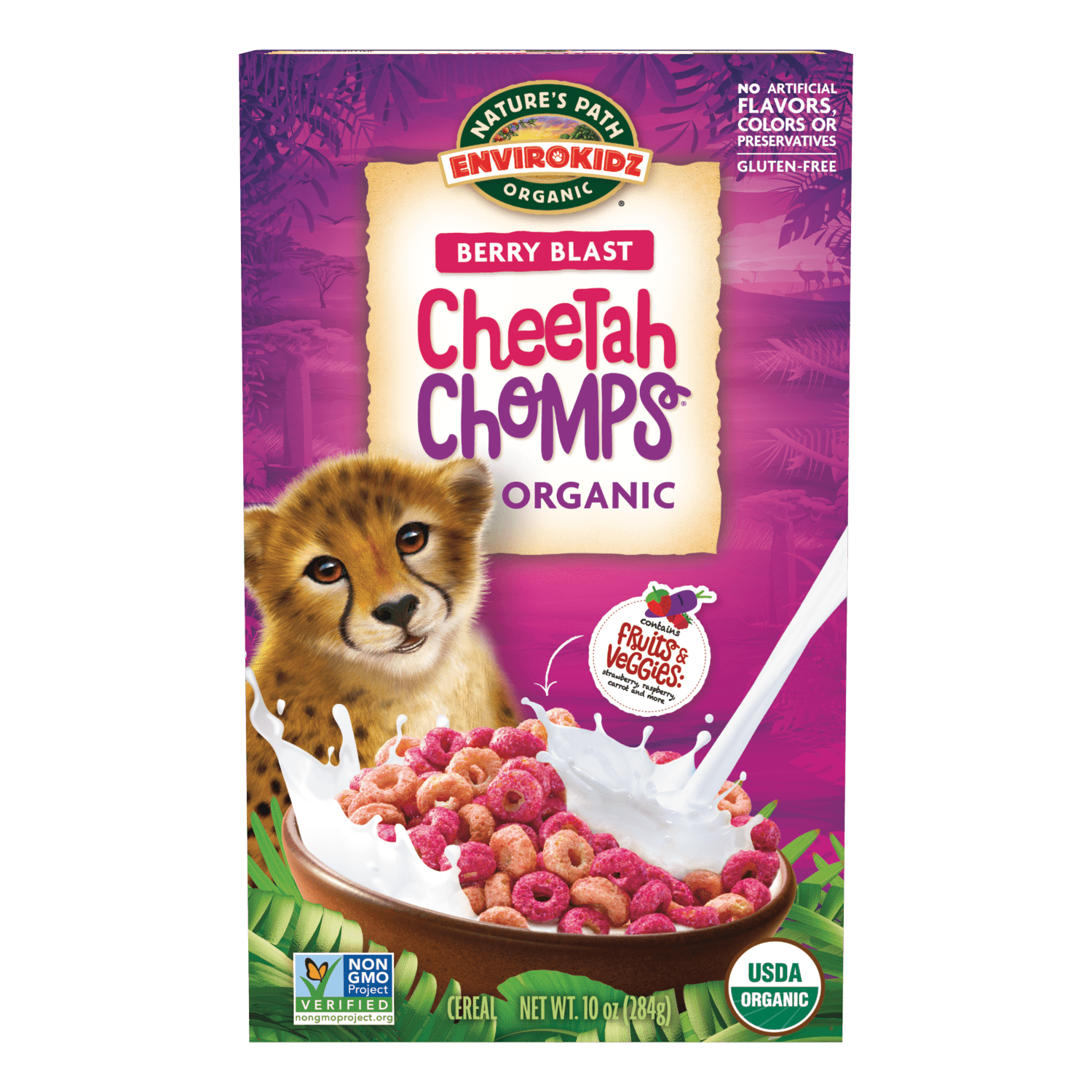 Cheetah Chomps Cereal, 10 oz boîte