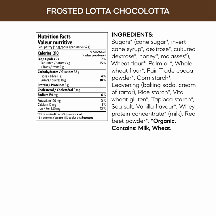Frosted Lotta Chocolotta Toaster Pastries, 312 g Box