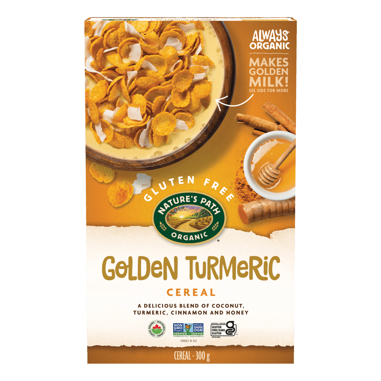 Golden Turmeric Gluten Free Cereal