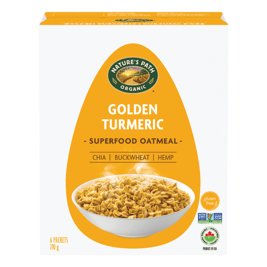Golden Turmeric Superfood Oatmeal, 210 g Box