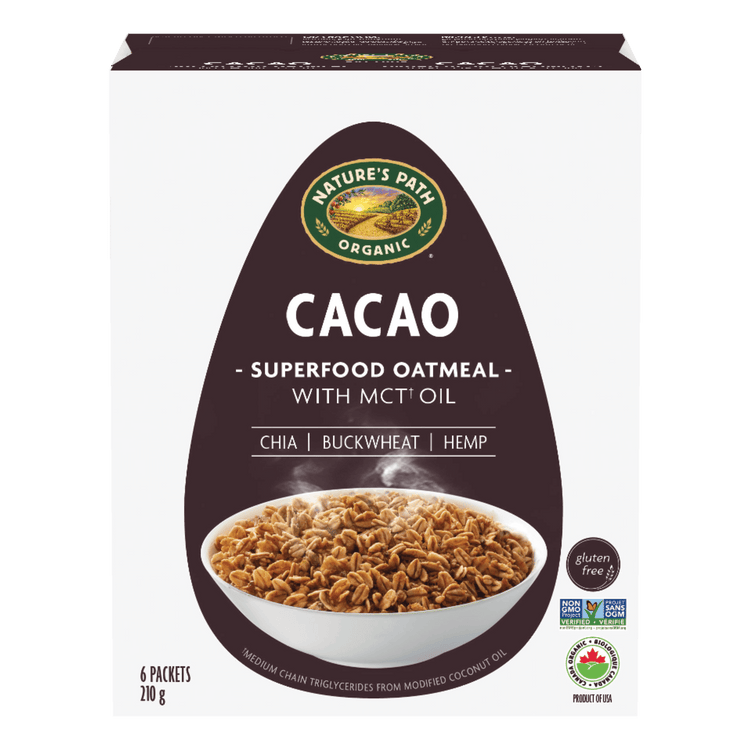 Cacao Superfood Oatmeal, 210 g Box