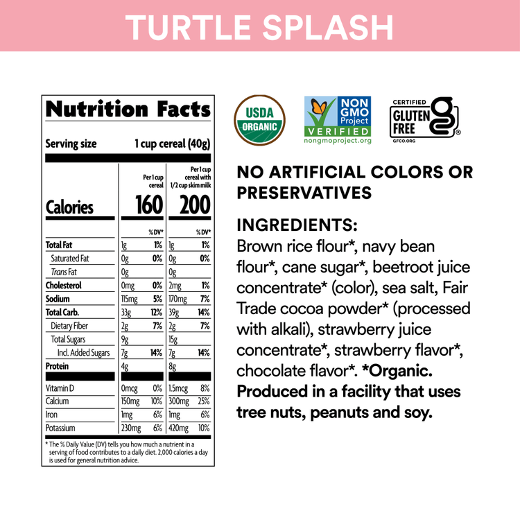 Turtle Splash Cereal, 10 oz Box
