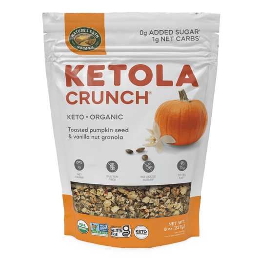 Granola de semillas de calabaza tostadas y tuerca de calabaza tostada de Ketola Crunch®, bolsa de 8 oz