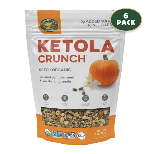 Granola de semillas de calabaza tostadas y tuerca de calabaza tostada de Ketola Crunch®, bolsa de 8 oz