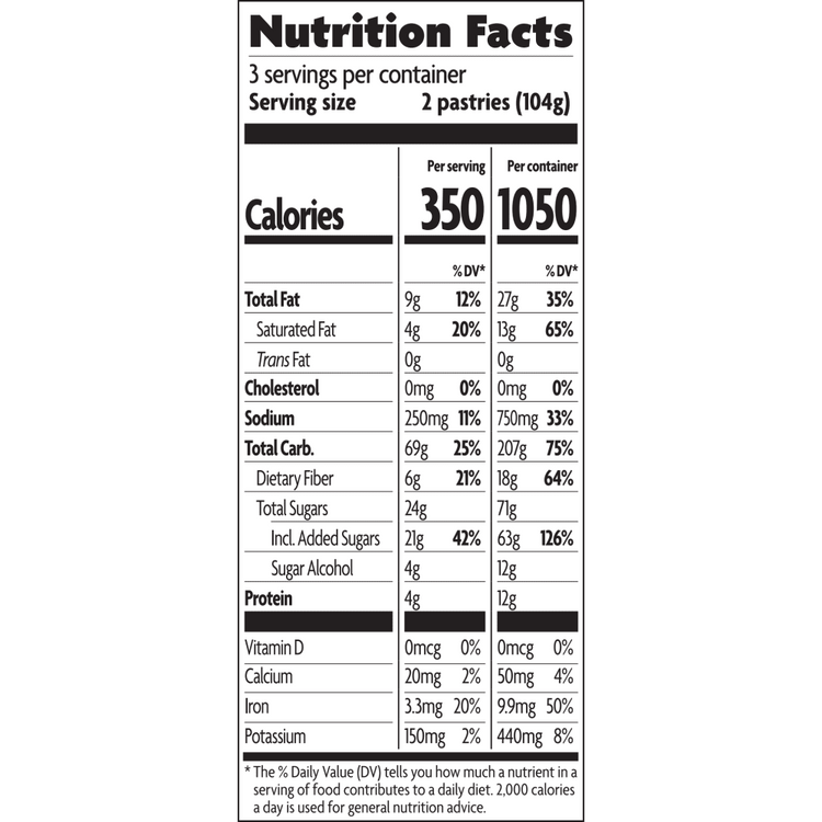 Less Sugar Frosted Key Lime Pie Toaster Pastries, 11 oz Box