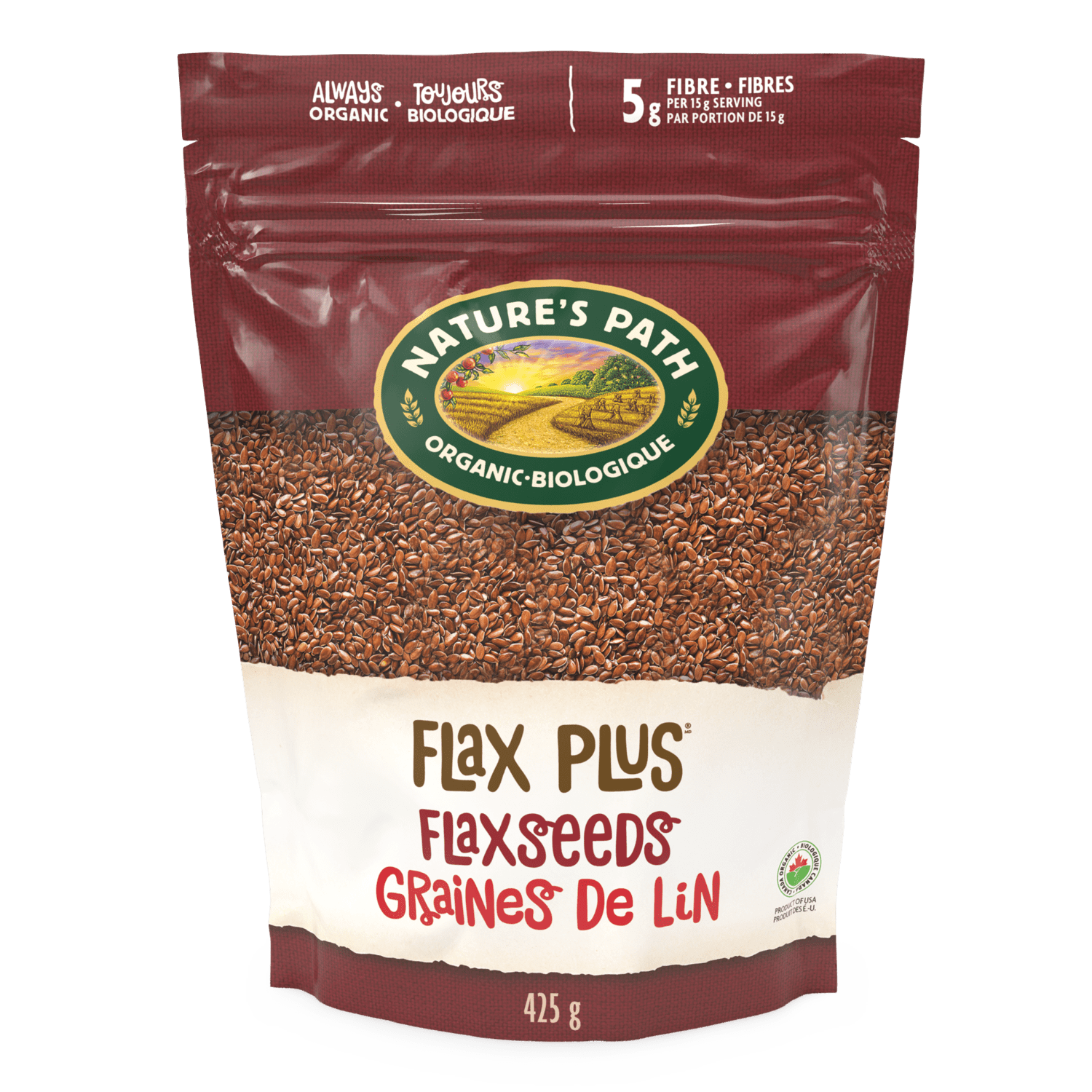 Flax plus graines de lin et farine, sachet de 425 g