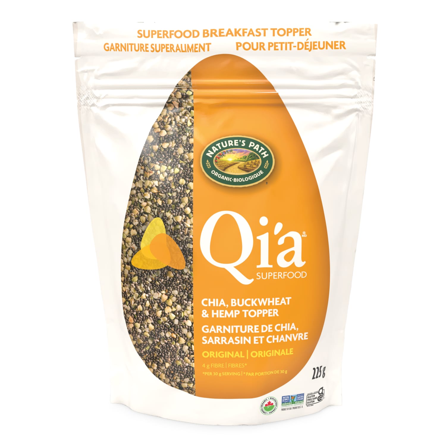 Nature's Path Qi'a Organic Original Cereal 225g Pouch