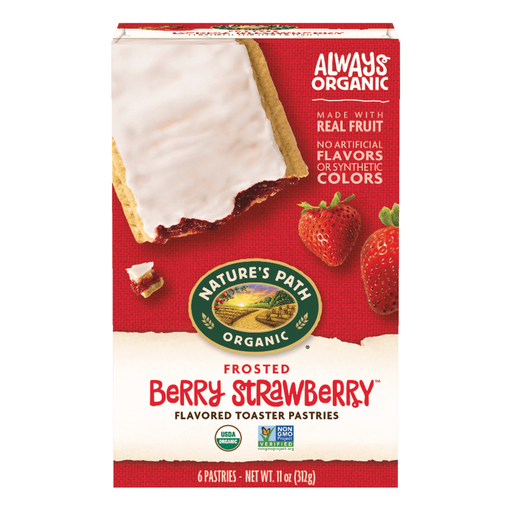 Frosted Berry Strawberry Toaster Pastries