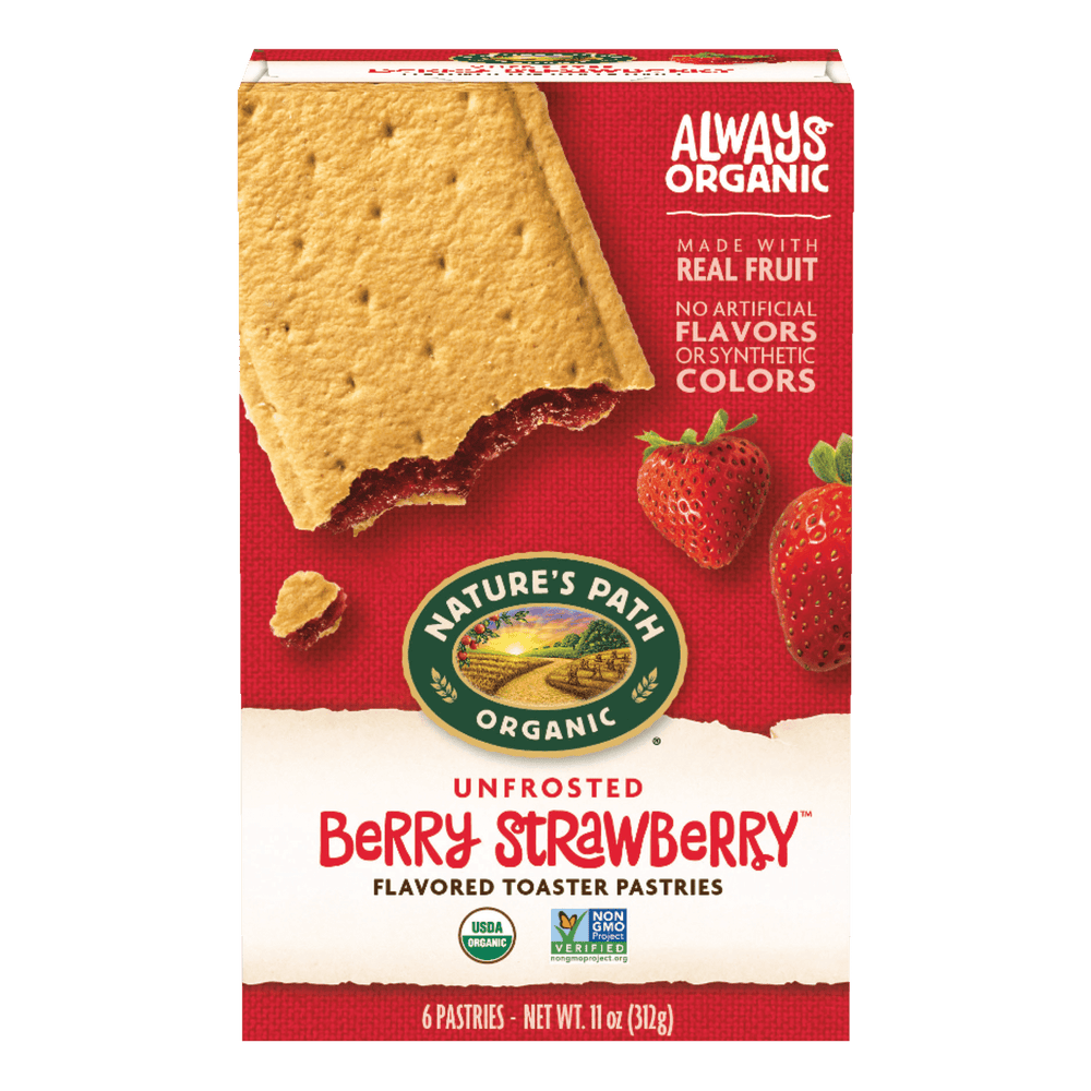 Unfrosted Berry Strawberry Toaster Pastries