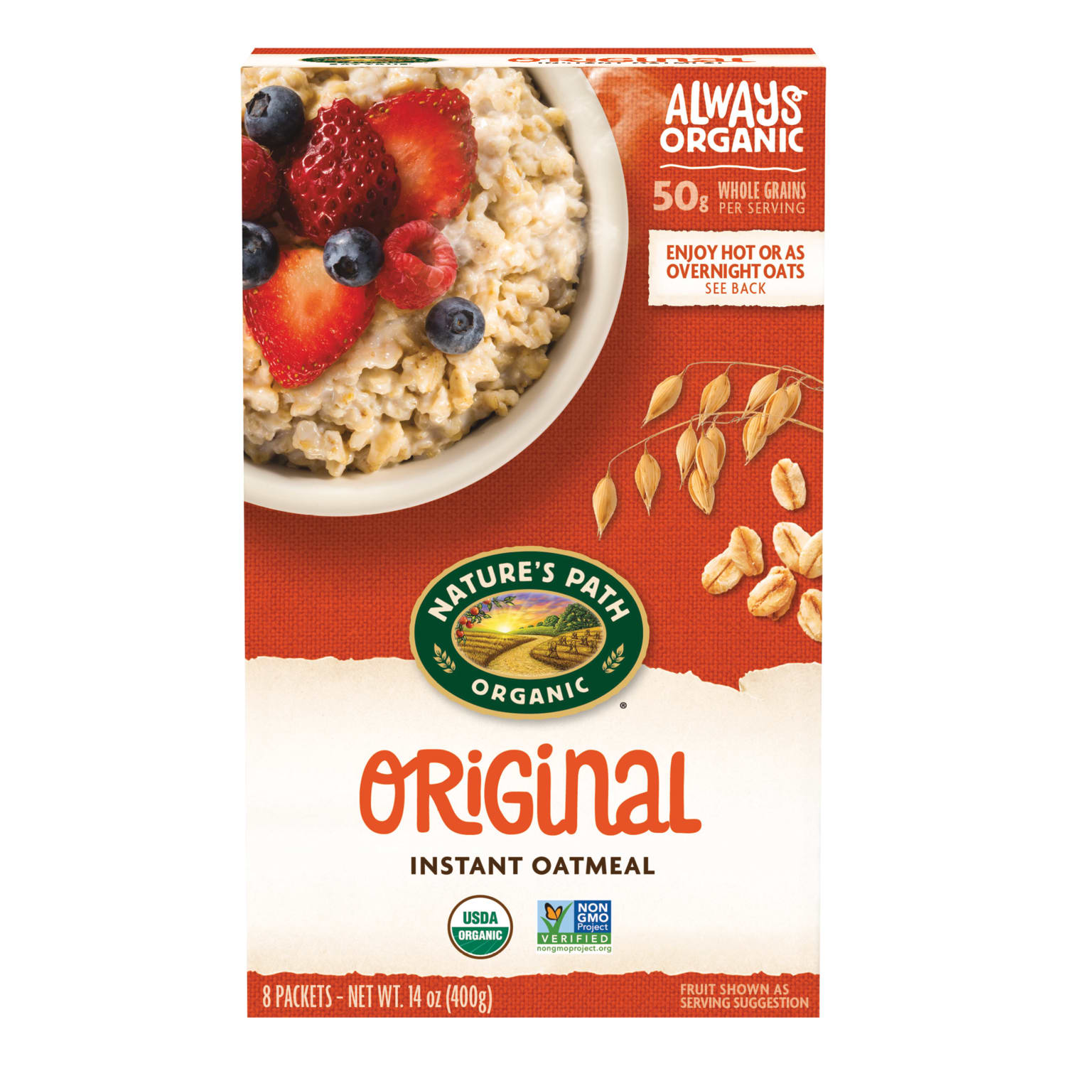 Nature's Path Organic Original Oatmeal 14oz Box