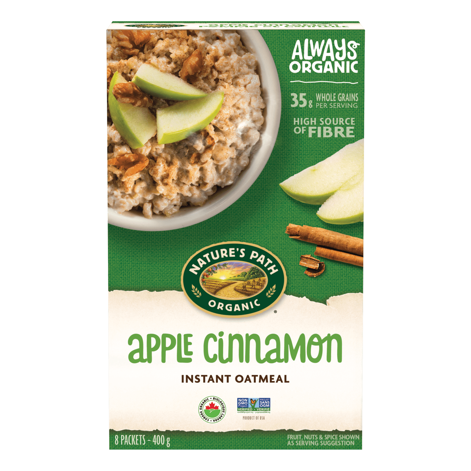 Apple Cinnamon Instant Oatmeal