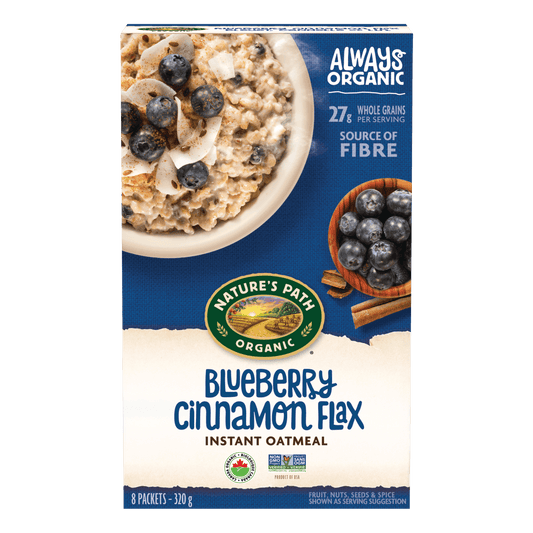 Blueberry Cinnamon Flax Oatmeal, 320 g Box