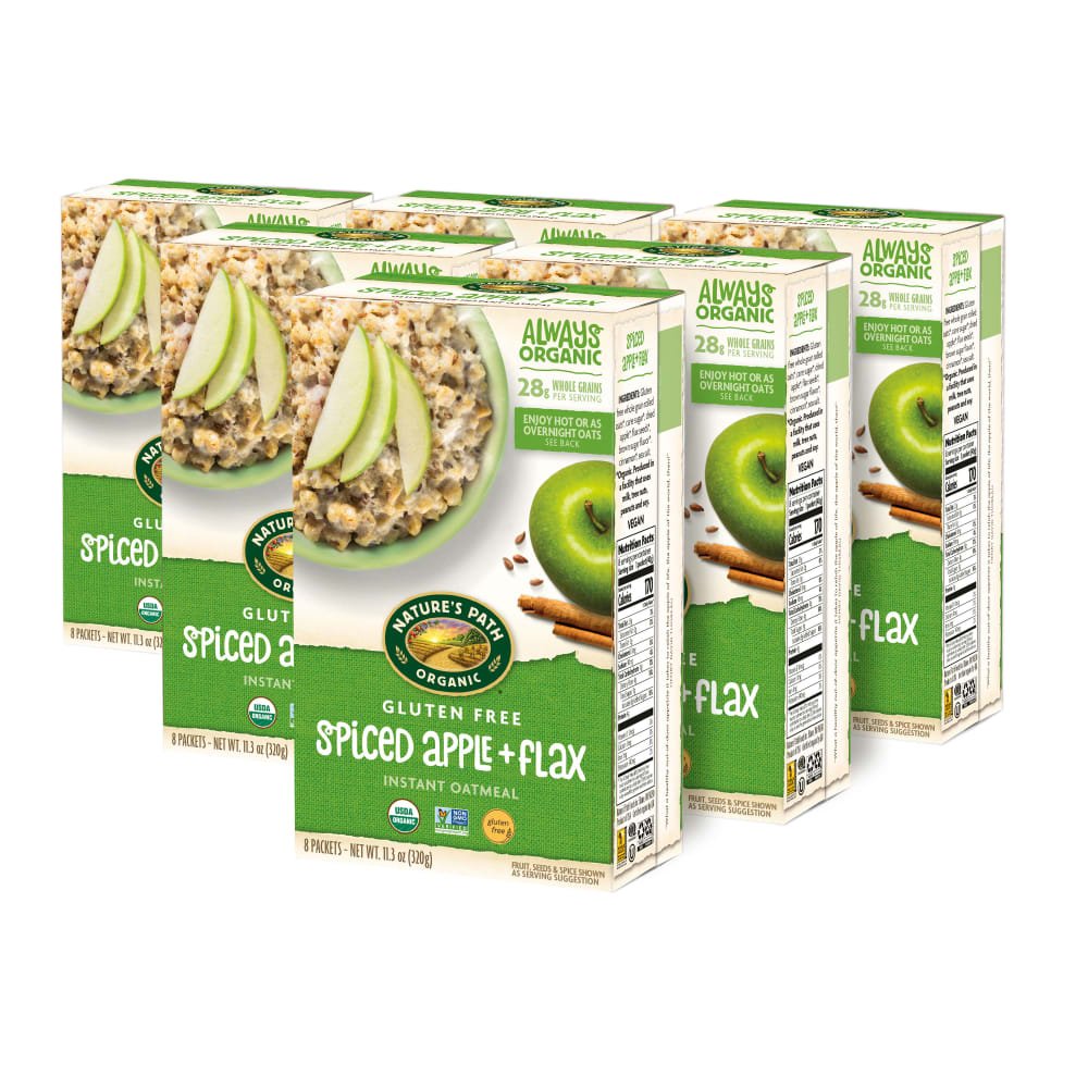 Spiced Apple + Flax Gluten Free Oatmeal – Nature's Path