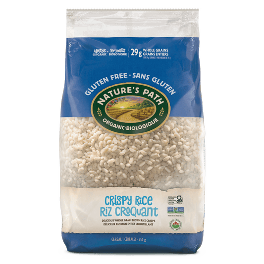 Cereal crujiente de arroz, 750 g de bolso amigable para la tierra