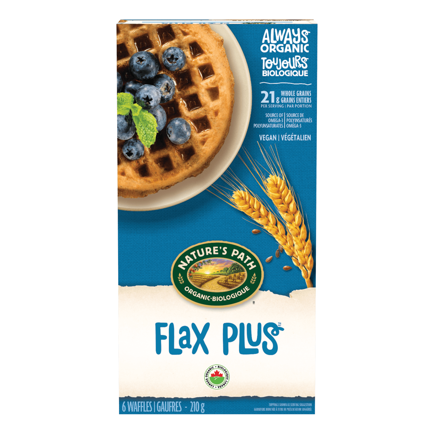 Flax Plus Frozen Waffles