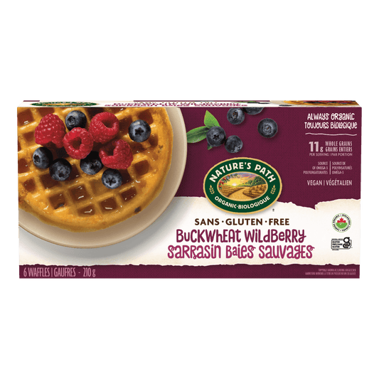 Buckwheat Wildberry Frozen Waffles, 210 g Box