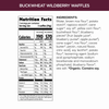 Buckwheat Wildberry Frozen Waffles