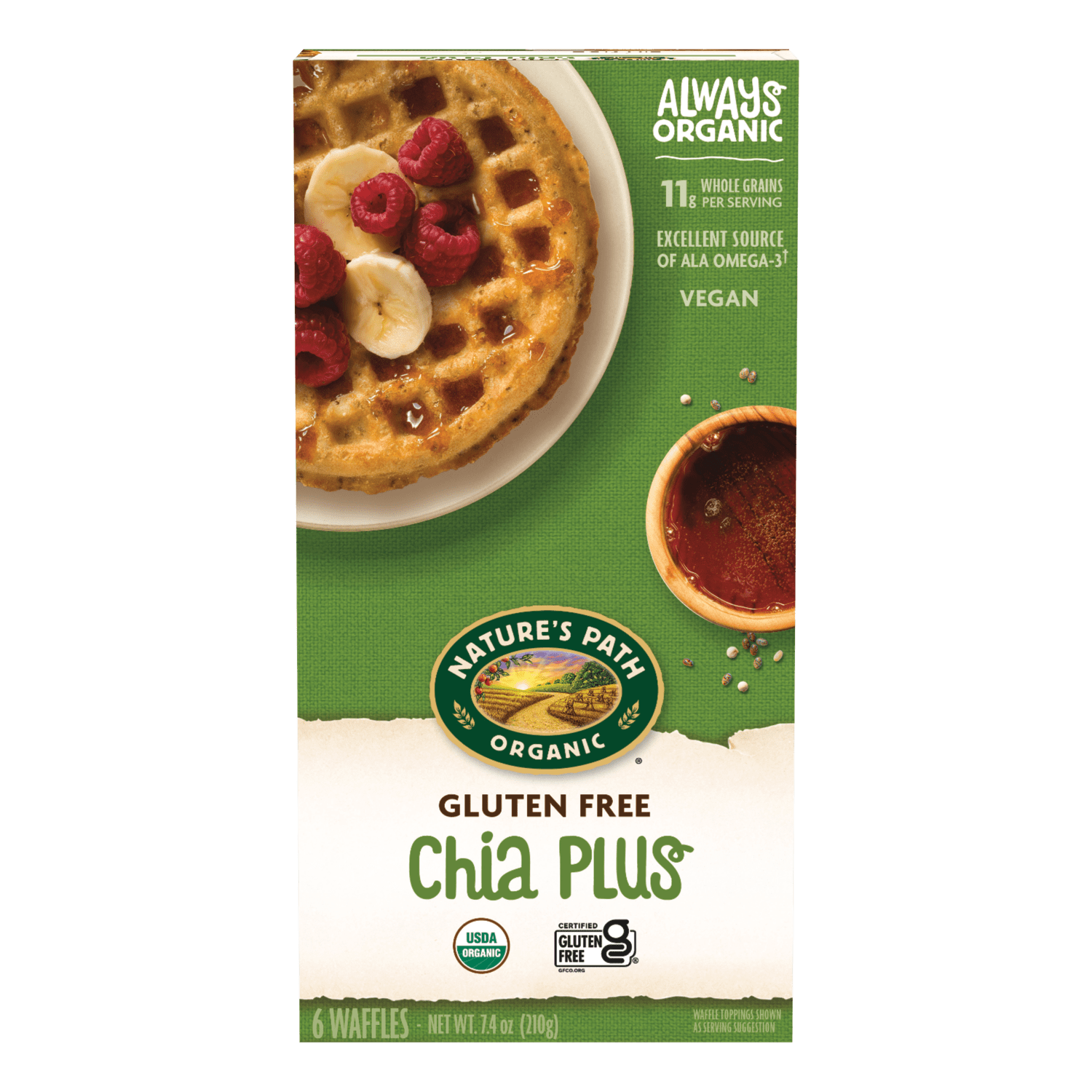 Chia Plus Frozen Waffles