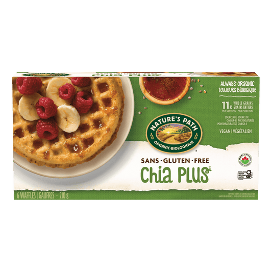 Chia Plus Frozen Waffles, 210 g Box