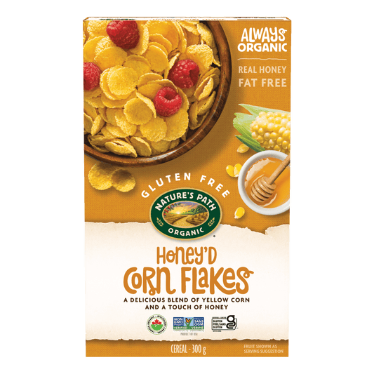 Honey'D Corn Flakes Cereal, 300 g Box