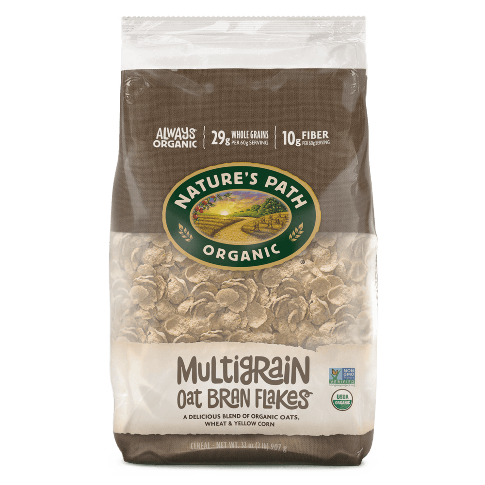 Multigrain Oat Bran Flakes Cereal