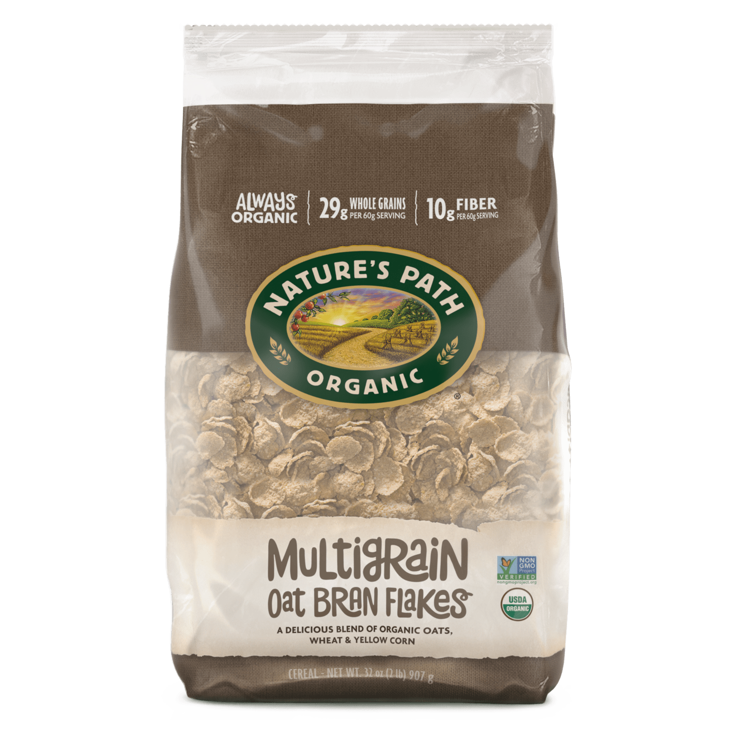 Multigrain Oat Bran Flakes Cereal