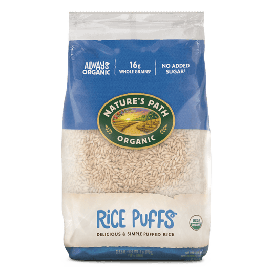 Cereal de arroz, bolso amigable con la tierra de 6 oz