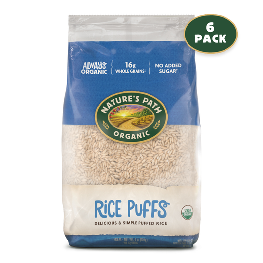 Rice Puffs Cereal, 6 oz Earth Friendly Bag