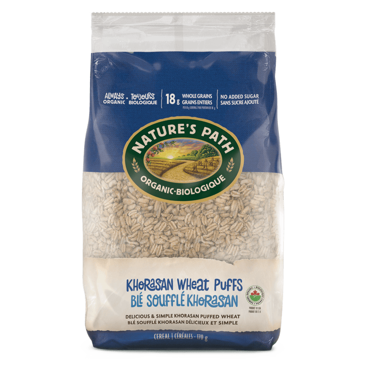 Khorasan Wheat Puffs Cereal, 170 g Earth Friendly Bag