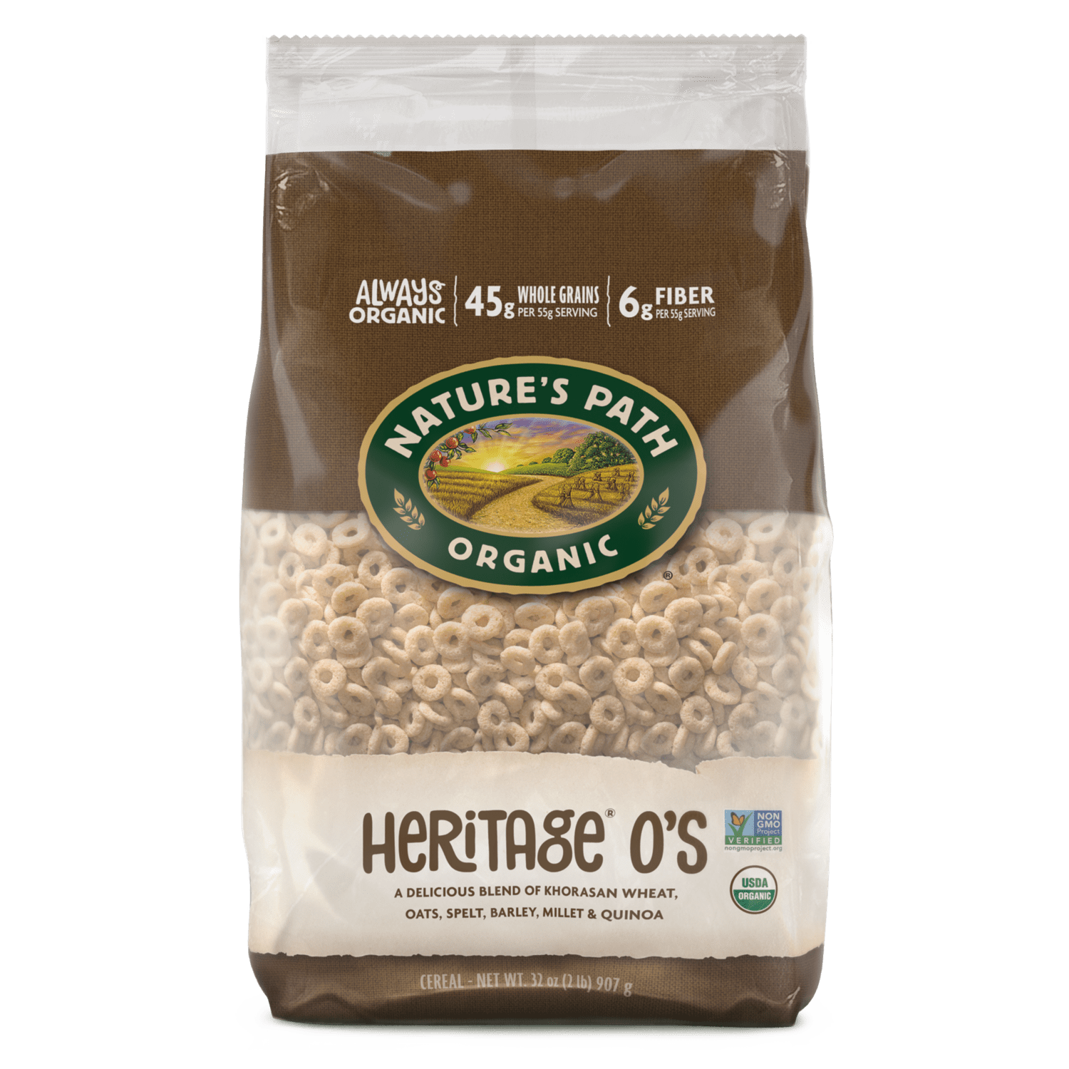 Heritage O'S Cereal, 32 oz Earth Friendly Bag