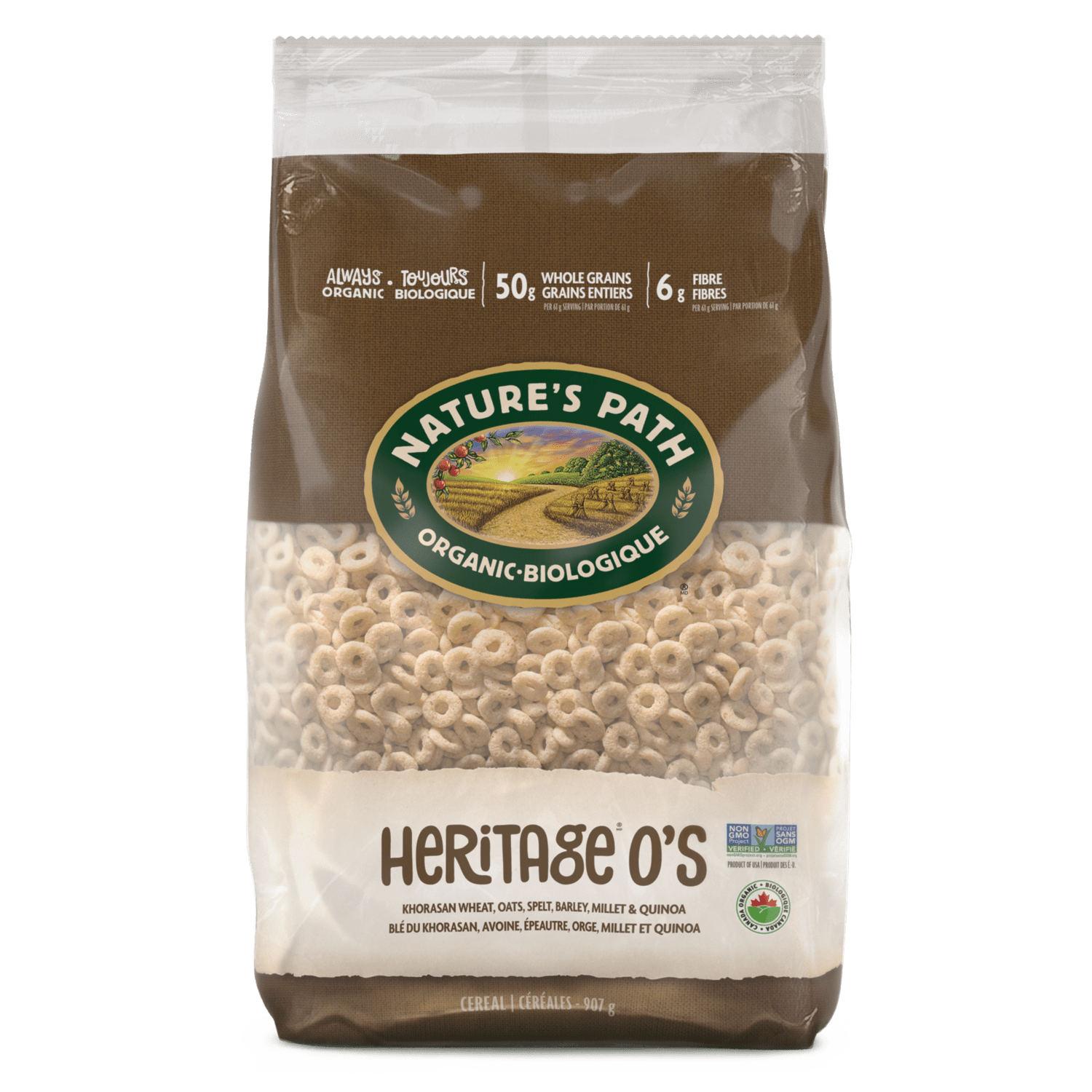 Heritage O's Cereal, 907 g Earth Friendly Sac