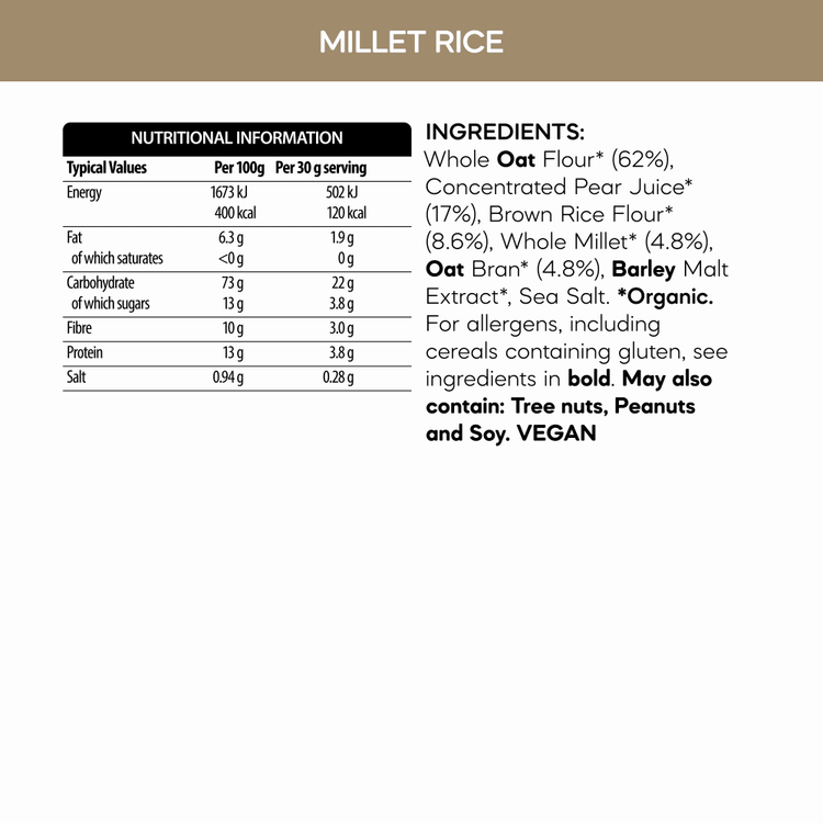 Millet Rice Flakes Cereal