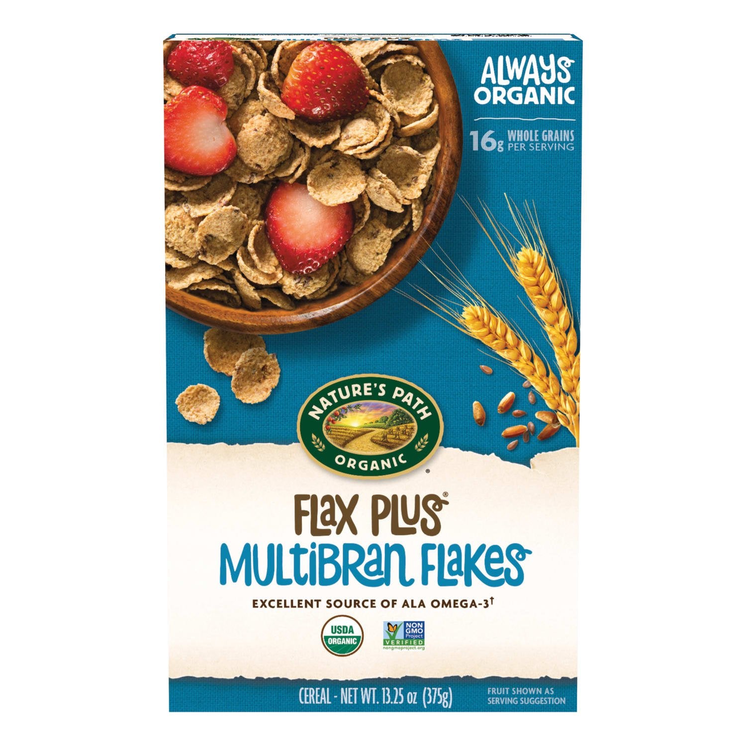 Nature's Path Organic Flax Plus Cereal 13.25oz Box