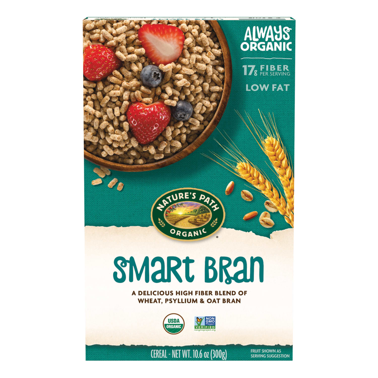 Nature's Path Organic Smart Bran Cereal 10oz Box