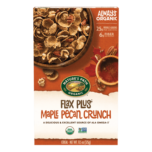 Flax Plus Maple Pecan Crunch Cereal, 11.5 oz Box