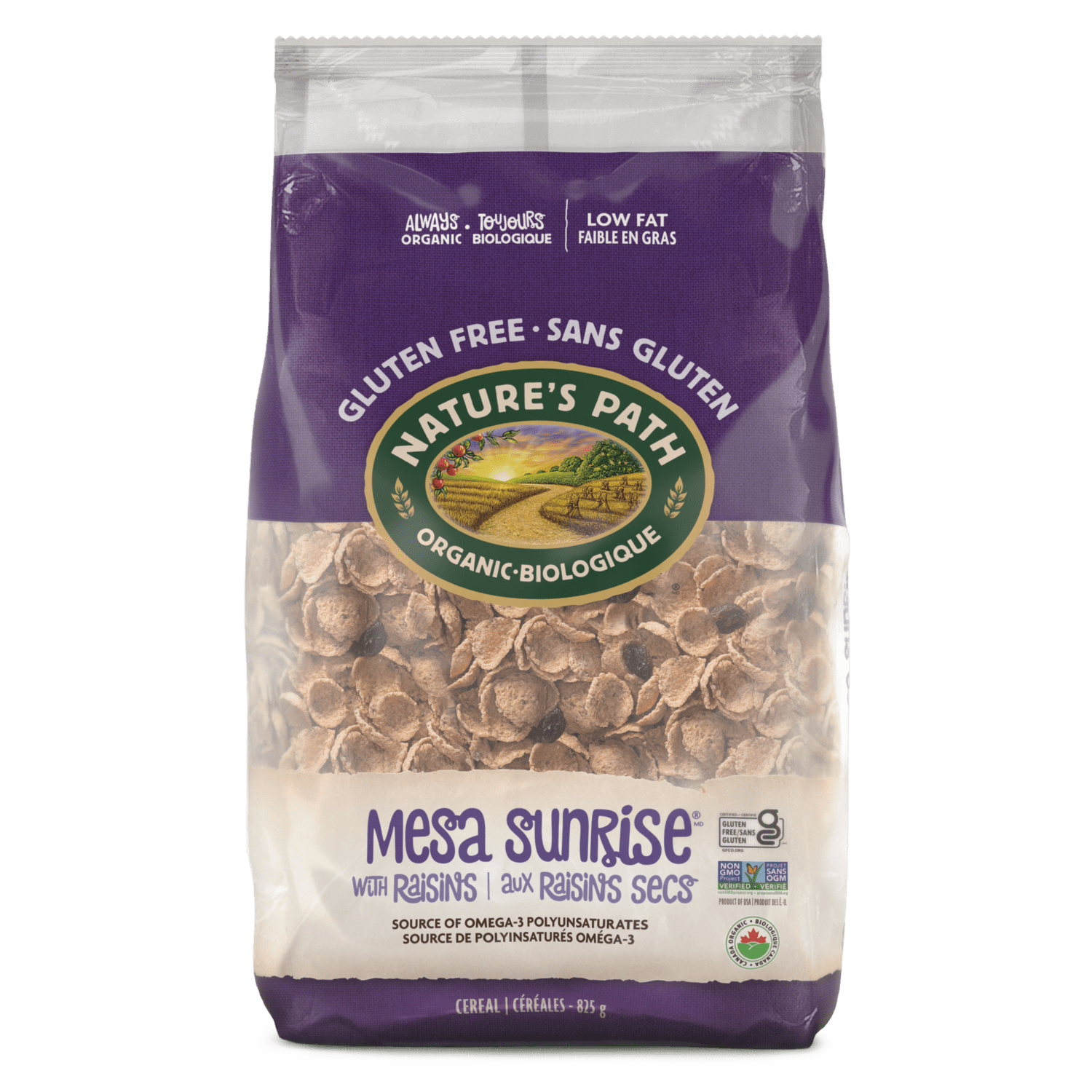 Mesa Sunrise avec céréales aux raisins secs, 825 g de terre amicale Sac