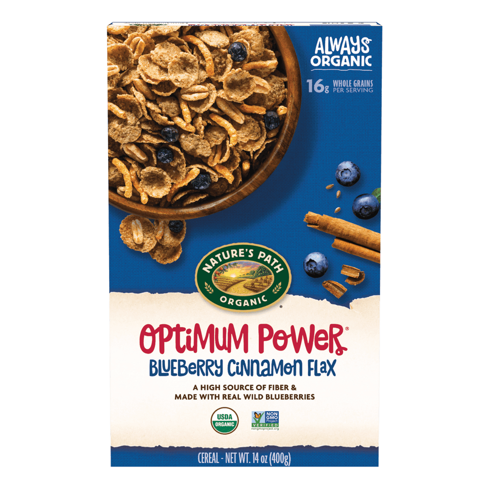 Optimum Power Blueberry Cinnamon Flax Cereal