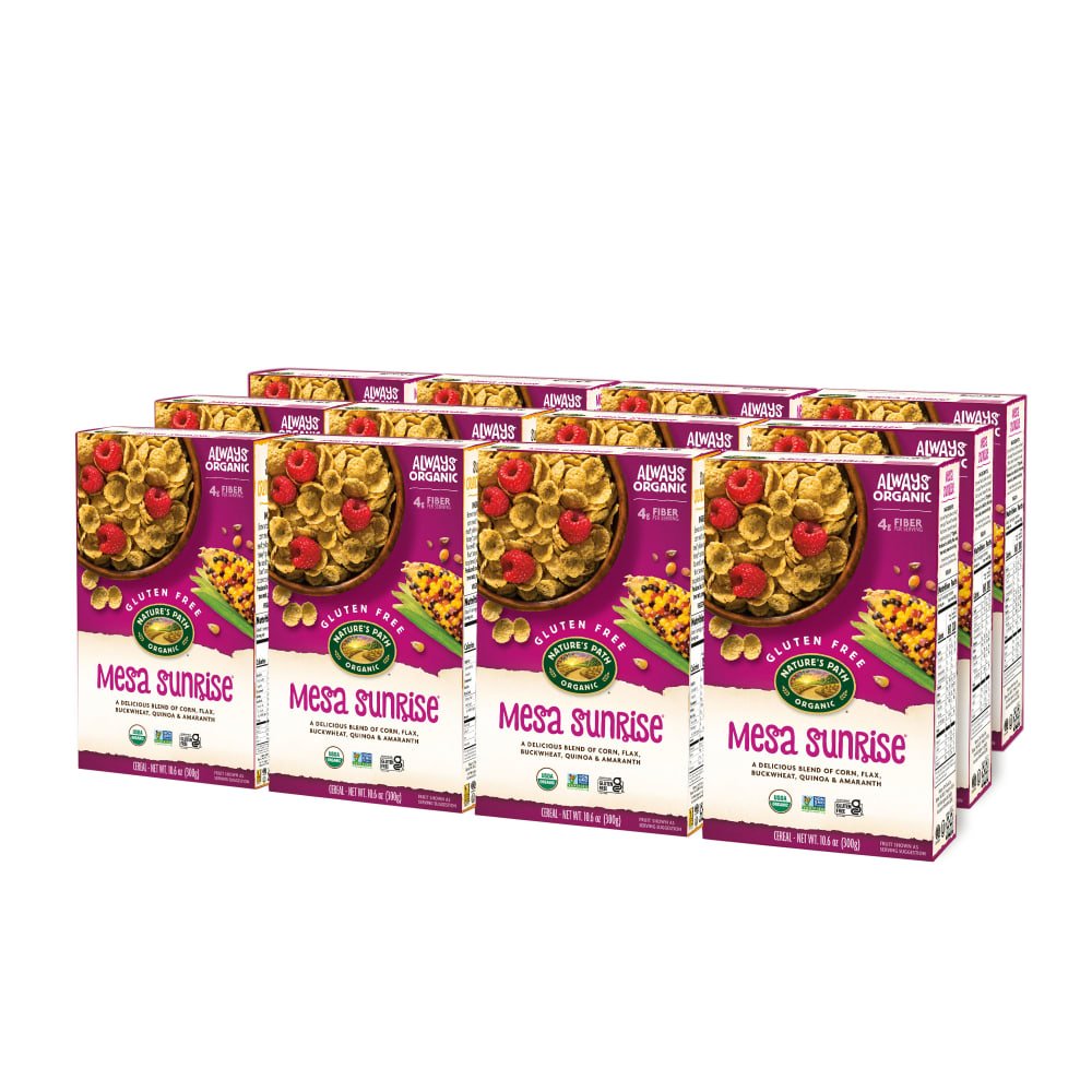 Pack of 12, Nature's Path Organic Mesa Sunrise Cold Cereal 10.6oz Box