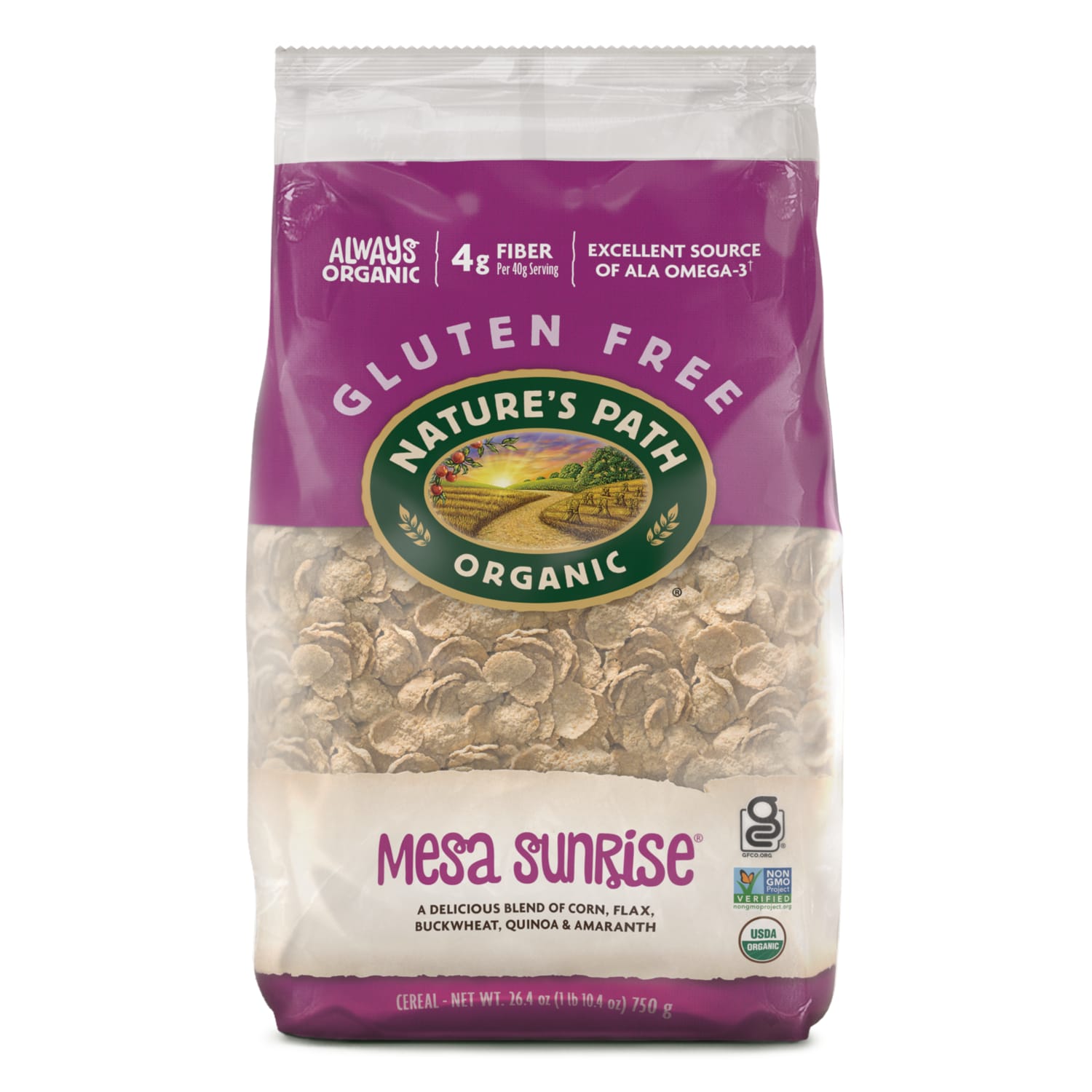 Nature's Path Organic Mesa Sunrise Cold Cereal 26.4oz EcoPac Bag