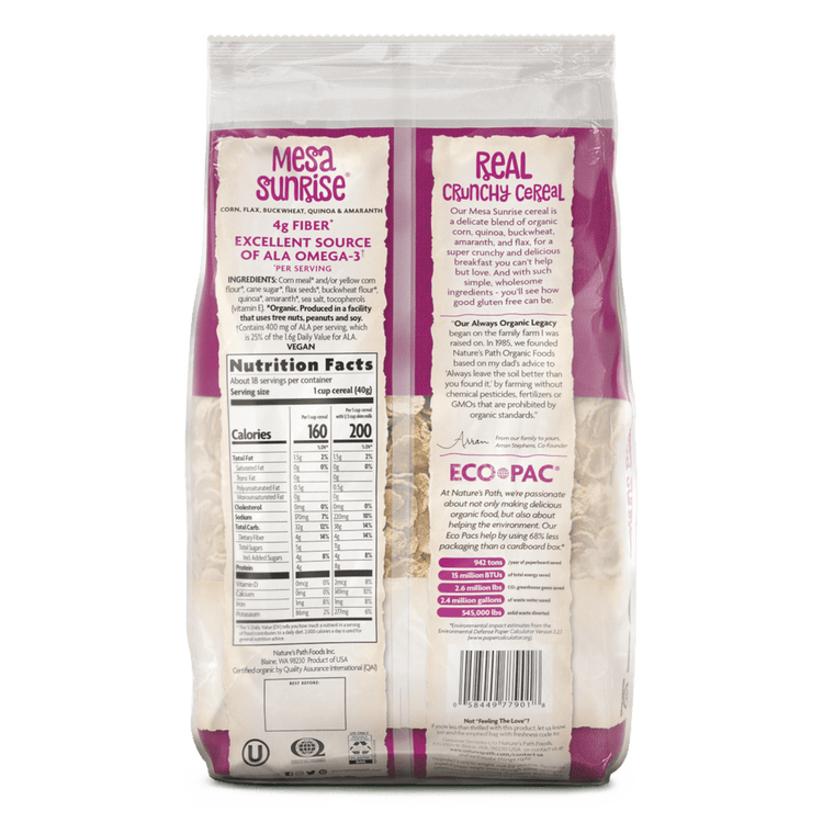 Mesa Sunrise Cereal, 26.4 oz Earth Friendly Bag