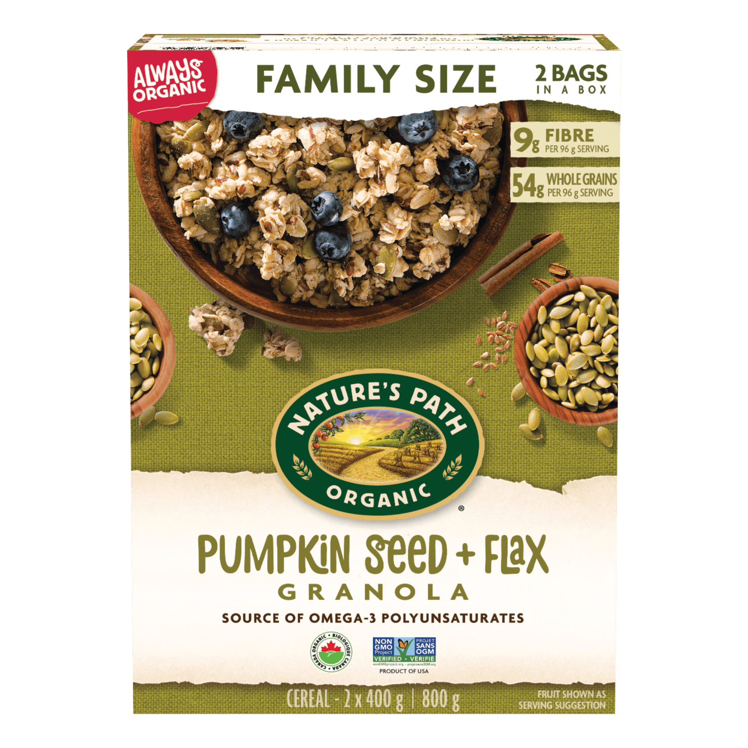 Pumpkin Seed + Flax Granola