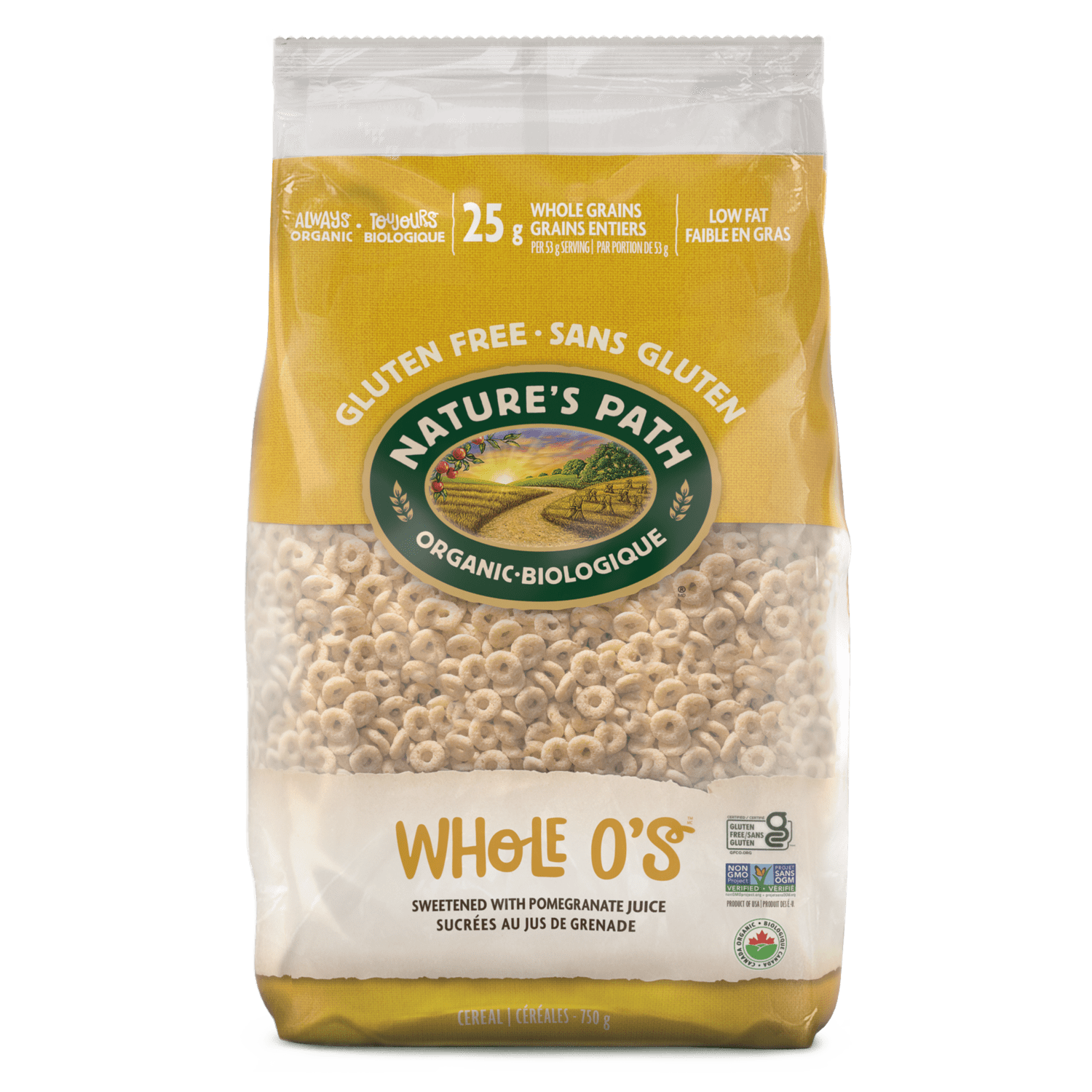 Whole O'S Cereal, 750 g Earth Friendly Bag