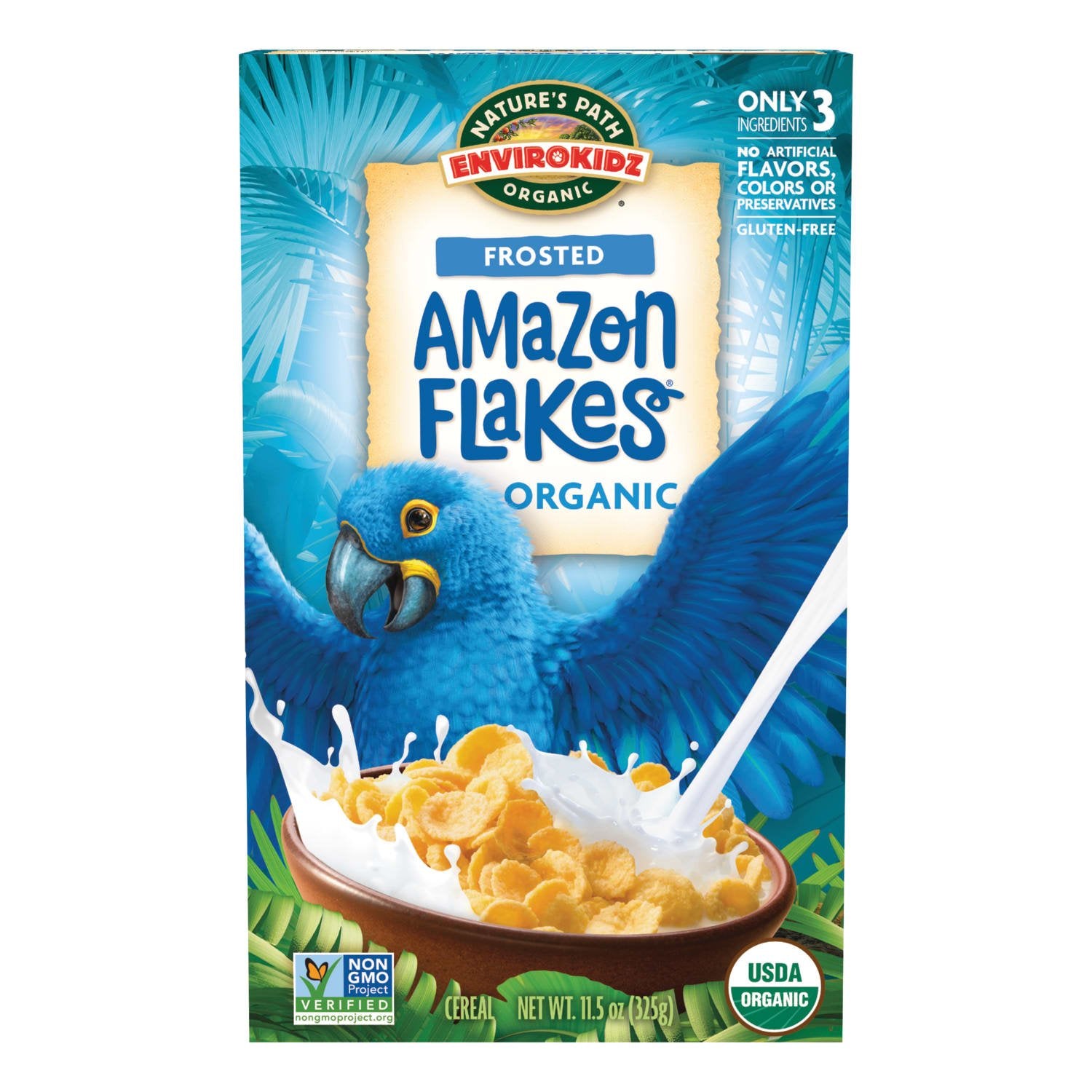 Nature's Path EnviroKidz Organic Amazon Frosted Flakes Cereal 11oz Box